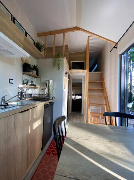 Tiny House Sur Terrain Boise A 10 Mn De La Mer Férel المظهر الخارجي الصورة